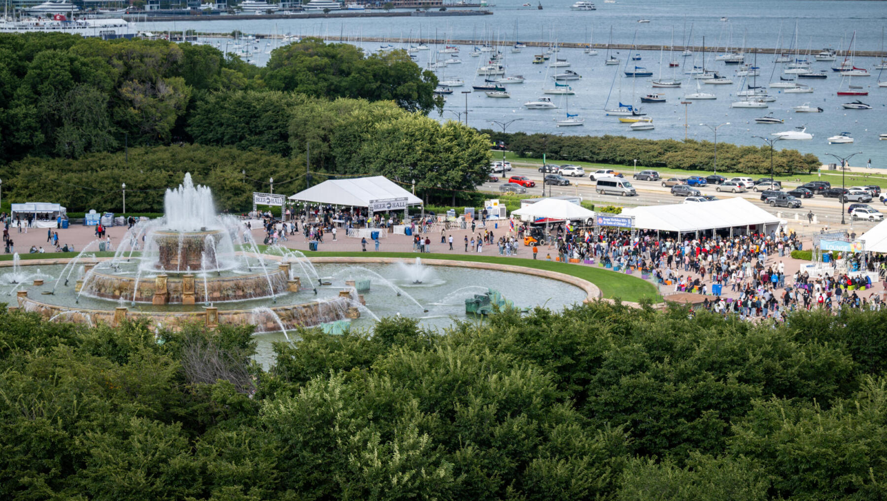 The Taste of Chicago festival in Chicago’s Grant Park; September 2025.