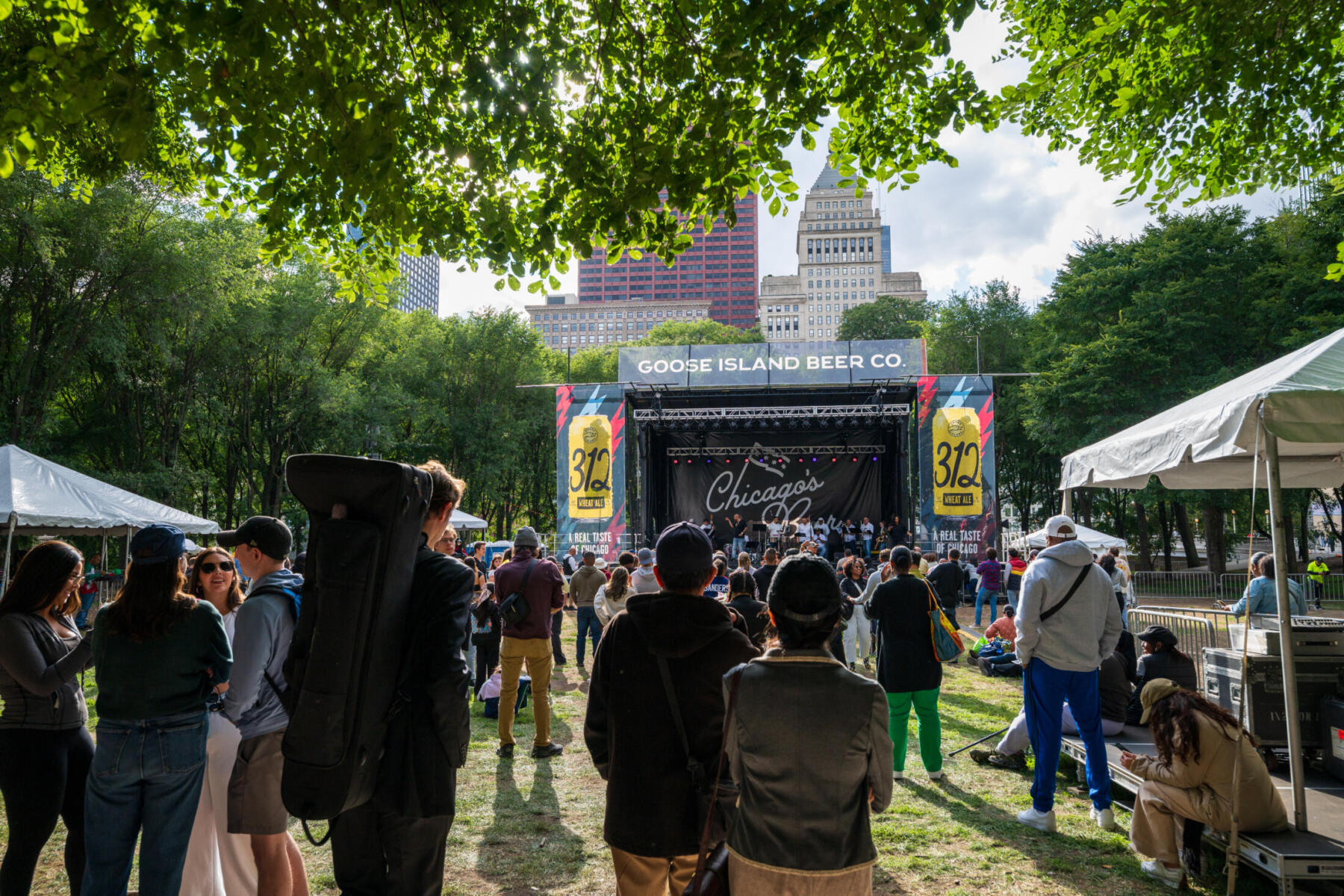 Taste of Chicago food festival in Grant Park