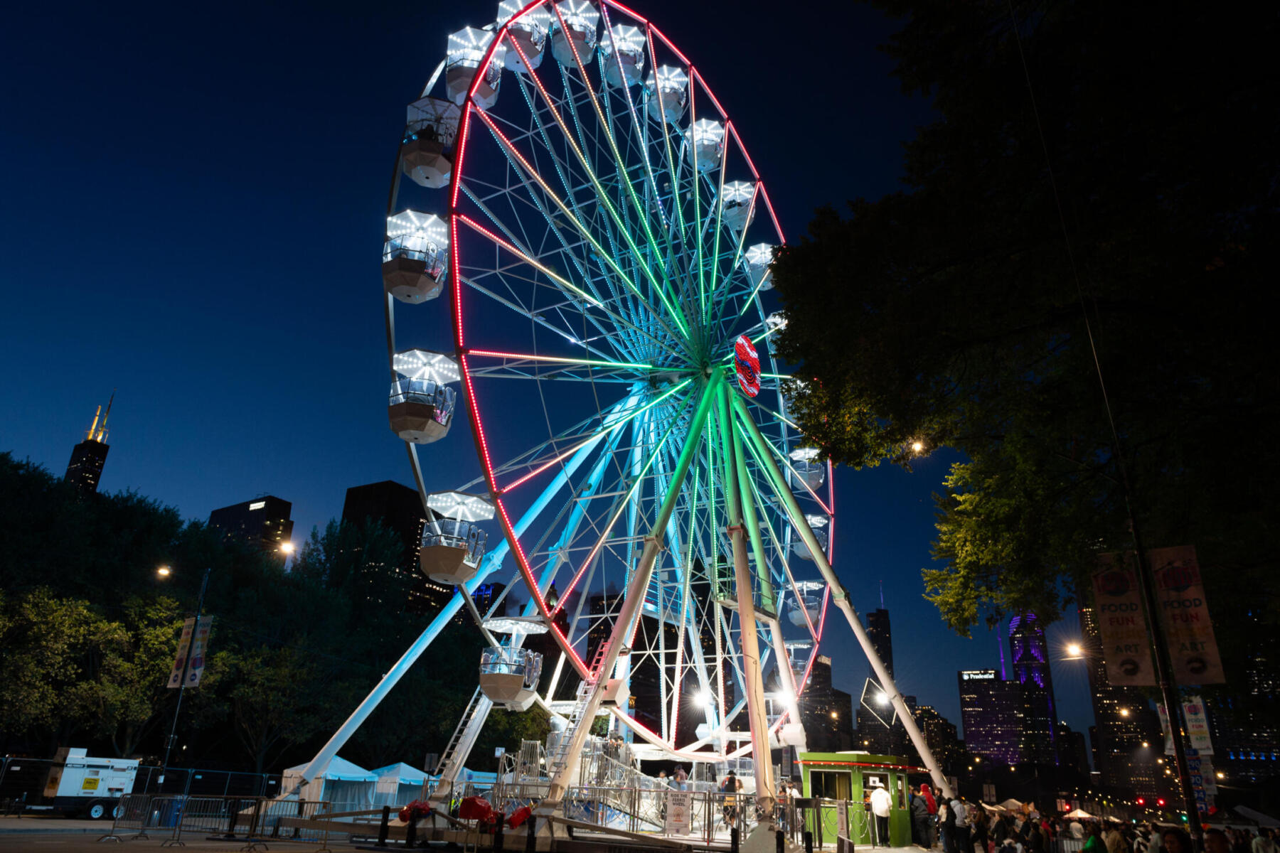 Taste of Chicago food festival in Grant Park